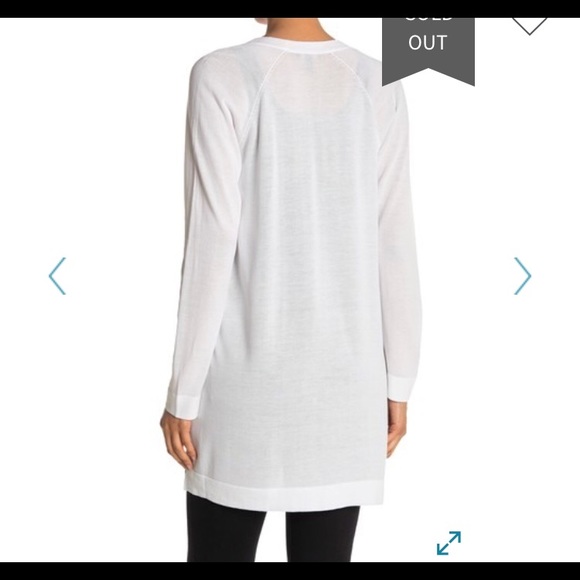 Eileen Fisher Simple Long Cardigan - Picture 2 of 6